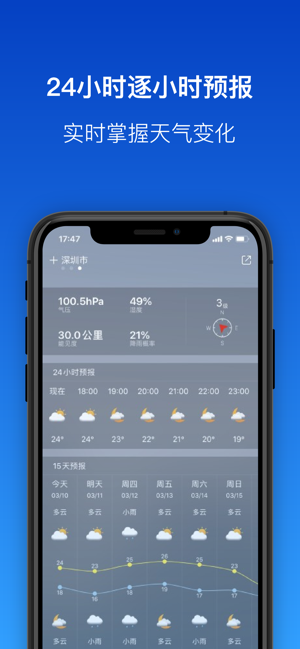 天气预报专业版iPhone版截图4