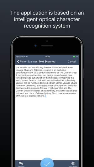 Pixter Scanner OCR用于翻译文档iPhone版截图2