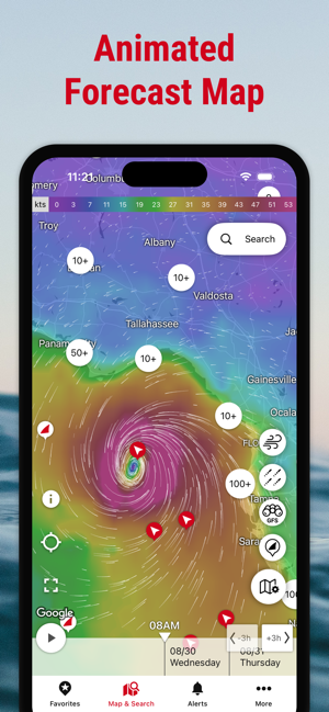 Windfinder Pro: 风力与气象图iPhone版截图4