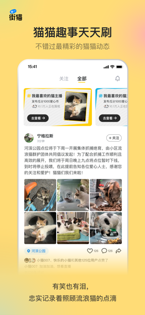 街猫｜在街猫照顾流浪猫，真免费！iPhone版截图5