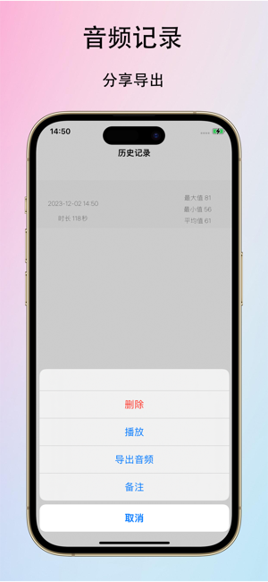 分贝测试仪iPhone版截图3