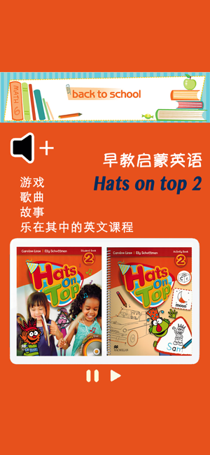 早教启蒙英语 Hats on top 2iPhone版截图1