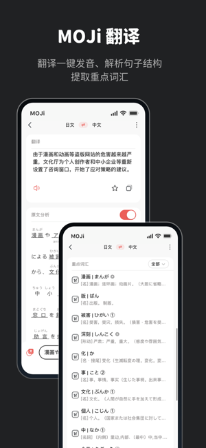 MOJi辞書: 日语学习词典iPhone版截图6