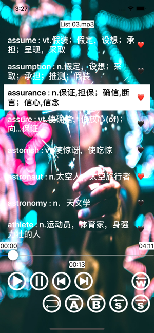 单词播放器iPhone版截图1