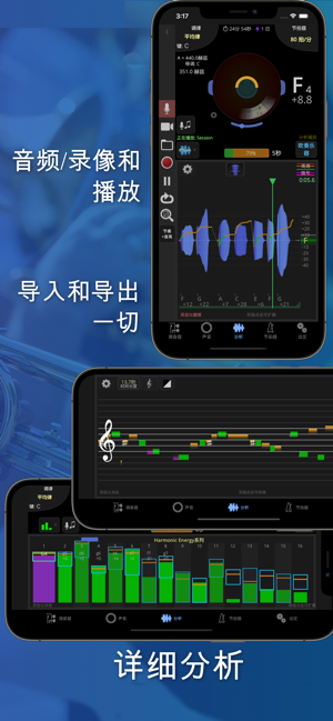 TonalEnergy 调音器—节拍器iPhone版截图2