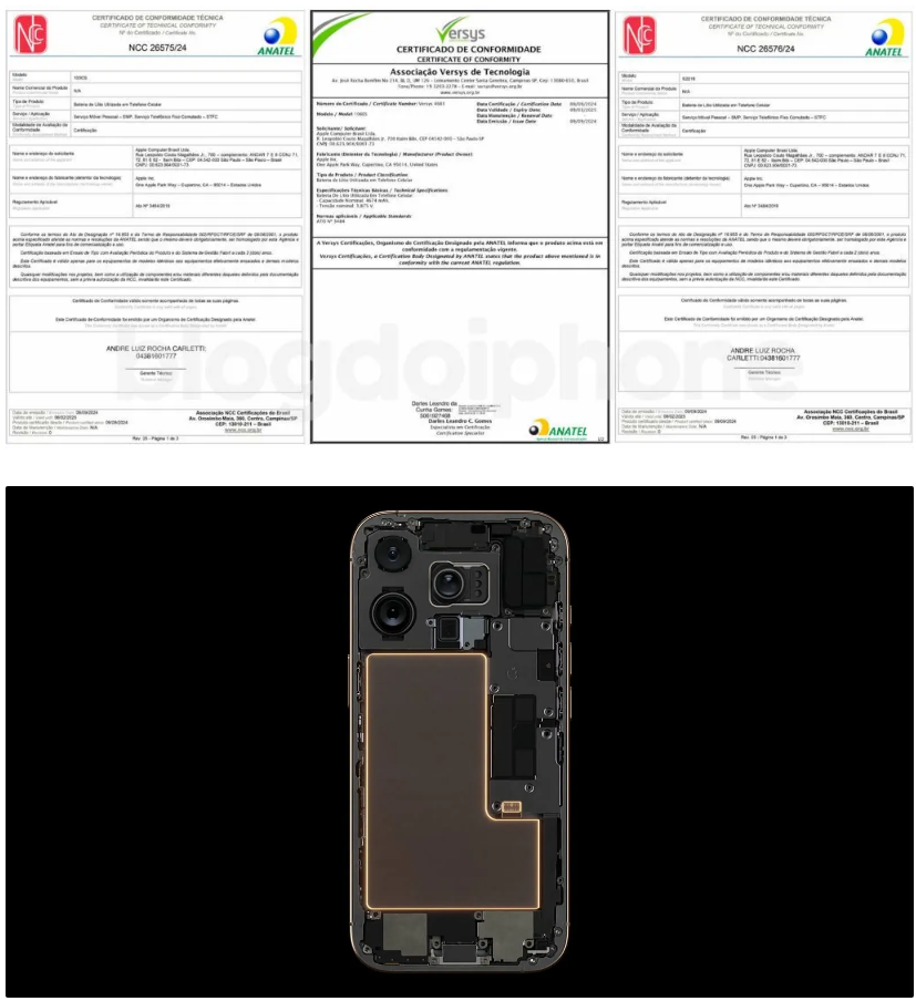 苹果 iPhone 16 / Pro 电池曝光，容量最高提升 9.4%