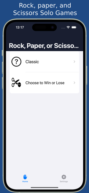 Rock, Paper, or Scissors soloiPhone版截图1