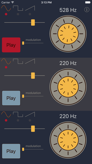 Frequency Sound Generator 频率声波发生器iPhone版截图1