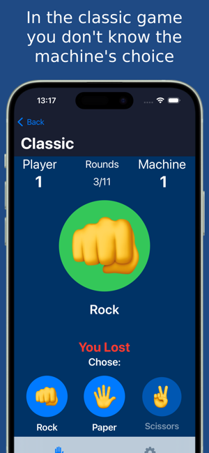 Rock, Paper, or Scissors soloiPhone版截图2