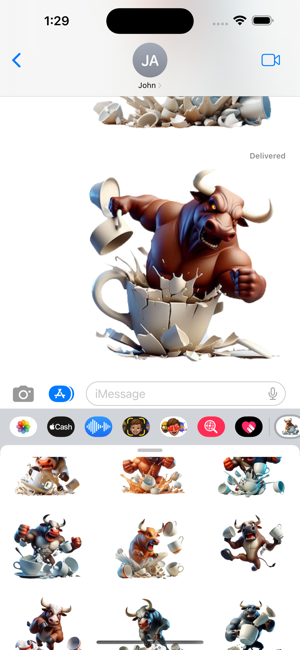 Bull in a China Shop StickersiPhone版截图5