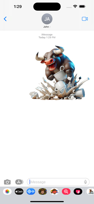 Bull in a China Shop StickersiPhone版截图4