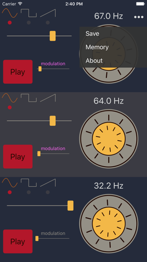 Frequency Sound Generator 频率声波发生器iPhone版截图2