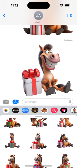 Gift Horse StickersiPhone版截图5