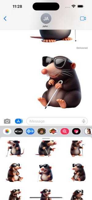 Blind Mole StickersiPhone版截图5