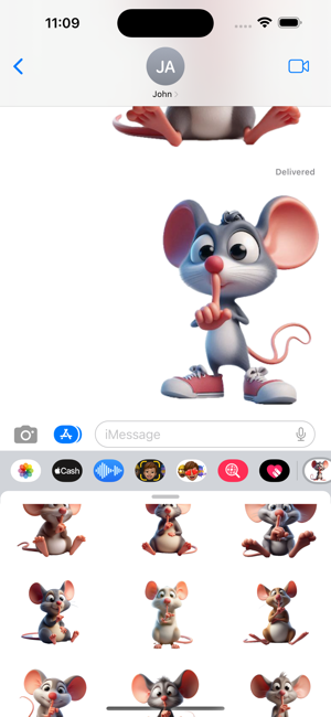 Quiet as a Mouse StickersiPhone版截图4