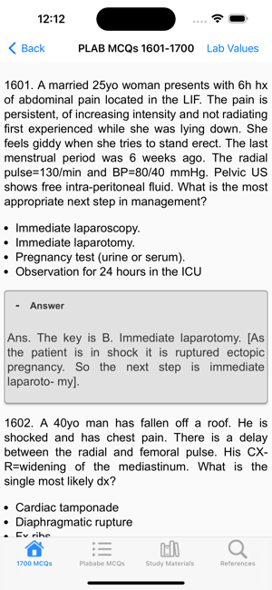 PLAB Question BankiPhone版截图2