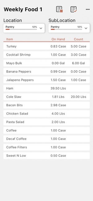 FoodTec Inventory IQiPhone版截图2