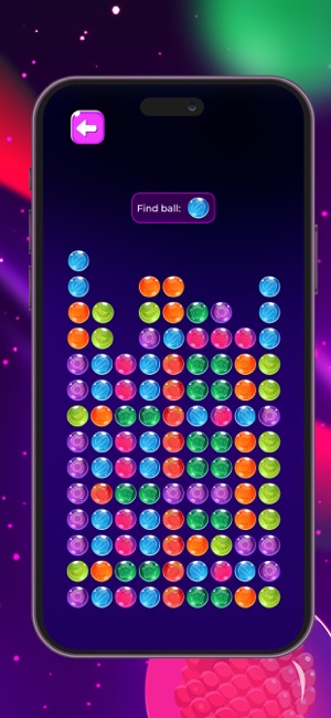 Find Bubble Balls PuzzleiPhone版截图1