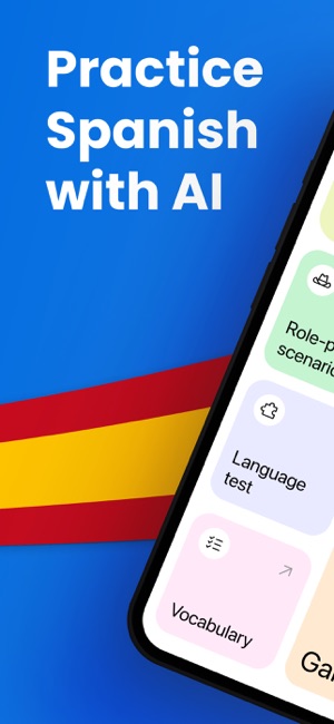 Daily Spanish Practice with AIiPhone版截图1