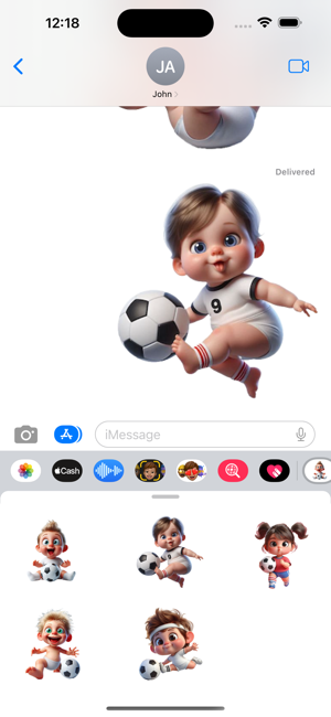 Baby Soccer StickersiPhone版截图6