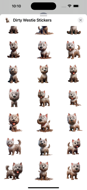 Dirty Westie StickersiPhone版截图3