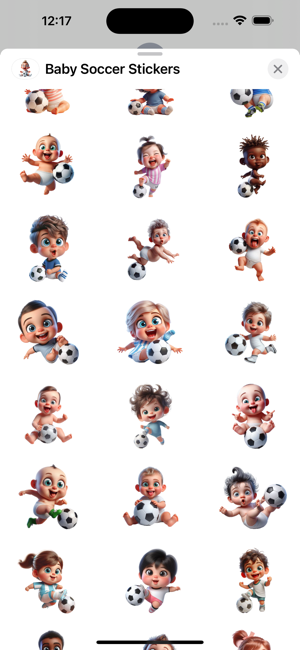 Baby Soccer StickersiPhone版截图2