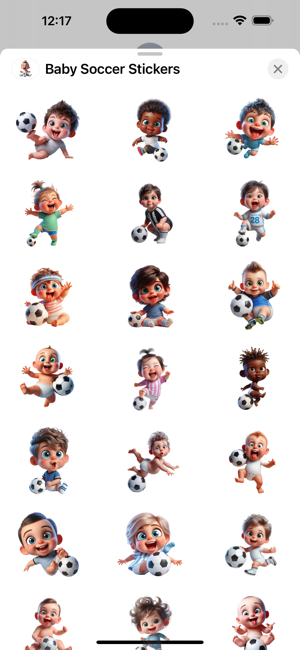 Baby Soccer StickersiPhone版截图1