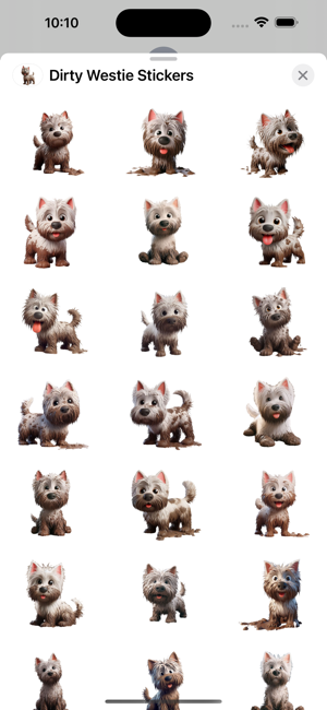 Dirty Westie StickersiPhone版截图1