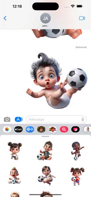 Baby Soccer StickersiPhone版截图5