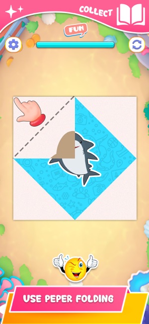 Paper Fold Puzzle GameiPhone版截图2