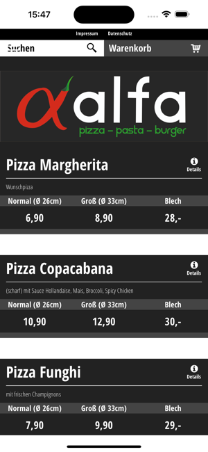 Alfa PizzaiPhone版截图1