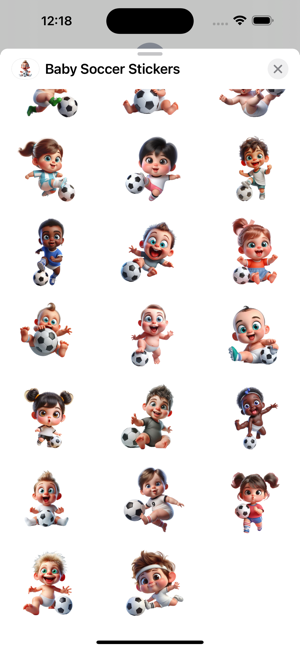 Baby Soccer StickersiPhone版截图3