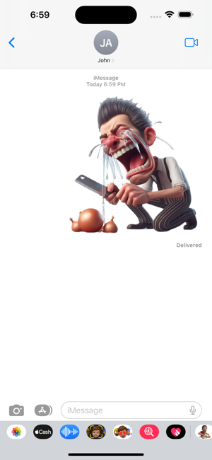 Chopping Onion StickersiPhone版截图4