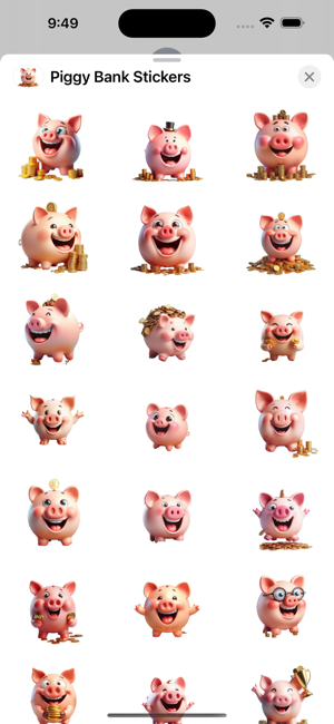 Piggy Bank StickersiPhone版截图1