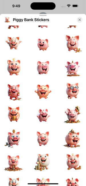 Piggy Bank StickersiPhone版截图2