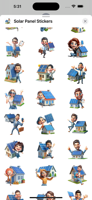 Solar Panel StickersiPhone版截图2