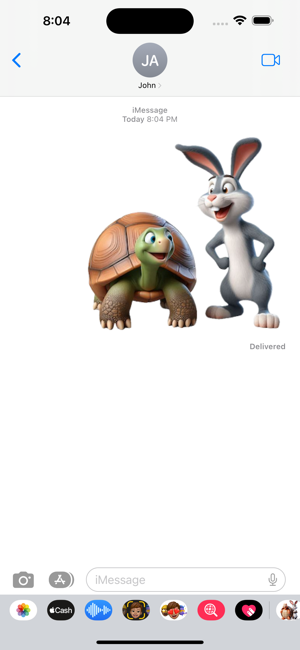 Tortoise and Hare StickersiPhone版截图4