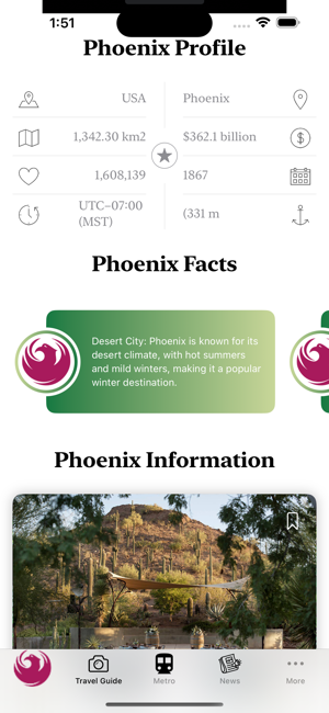 Phoenix Guide and Subway mapiPhone版截图2