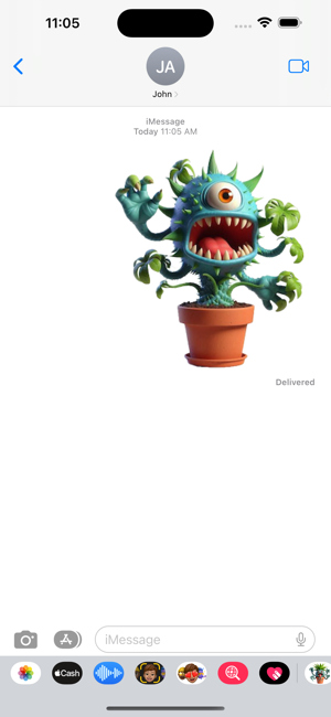 Monster Plant StickersiPhone版截图4