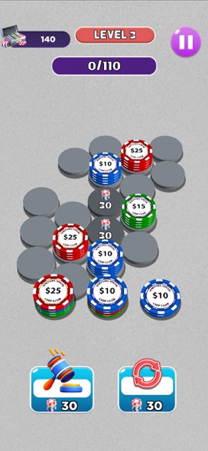 Poker Chips Sort: Hexa PuzzleiPhone版截图1