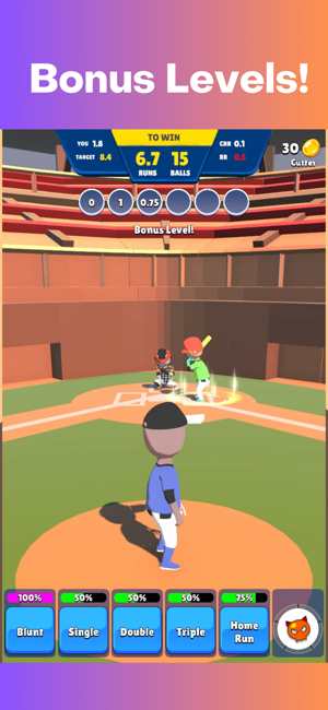 Home Run Mania : Baseball GameiPhone版截图4