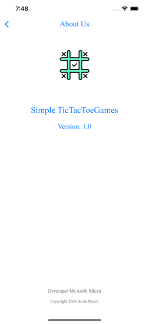 Simple TicTacToeGamesiPhone版截图5