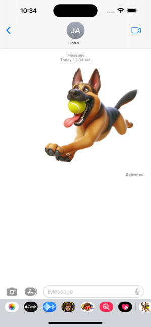 German Shepherd Ball StickersiPhone版截图4