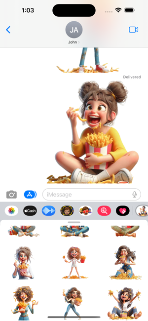 Fries StickersiPhone版截图5