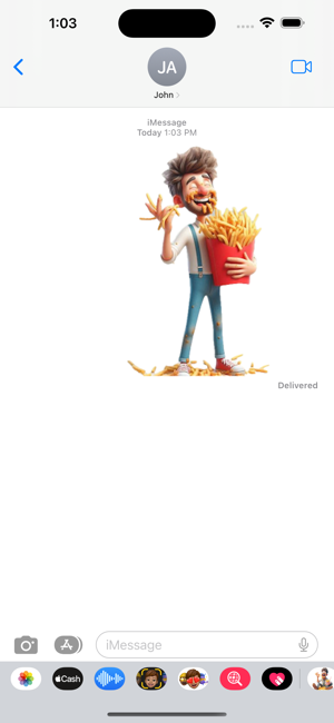 Fries StickersiPhone版截图4