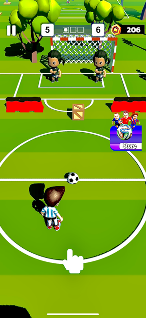 Soccer football kick gamesiPhone版截图1