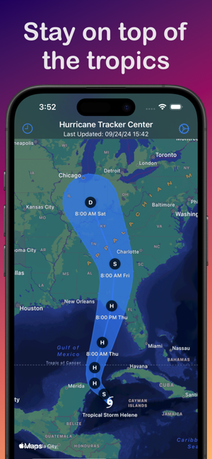 Hurricane Tracker CenteriPhone版截图3