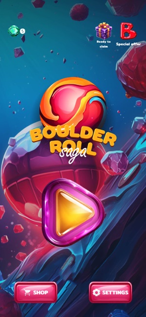 Boulder Roll SagasiPhone版截图3