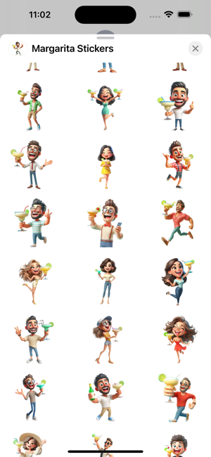 Margarita StickersiPhone版截图2