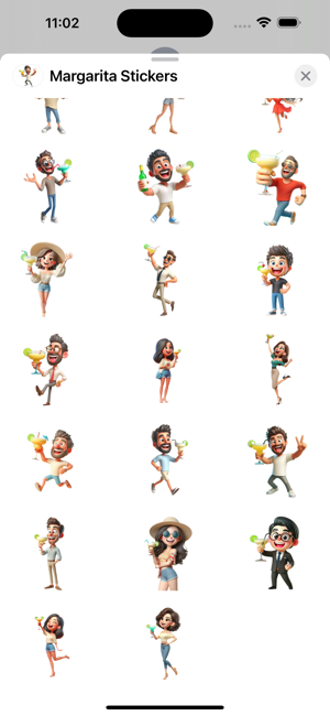 Margarita StickersiPhone版截图3